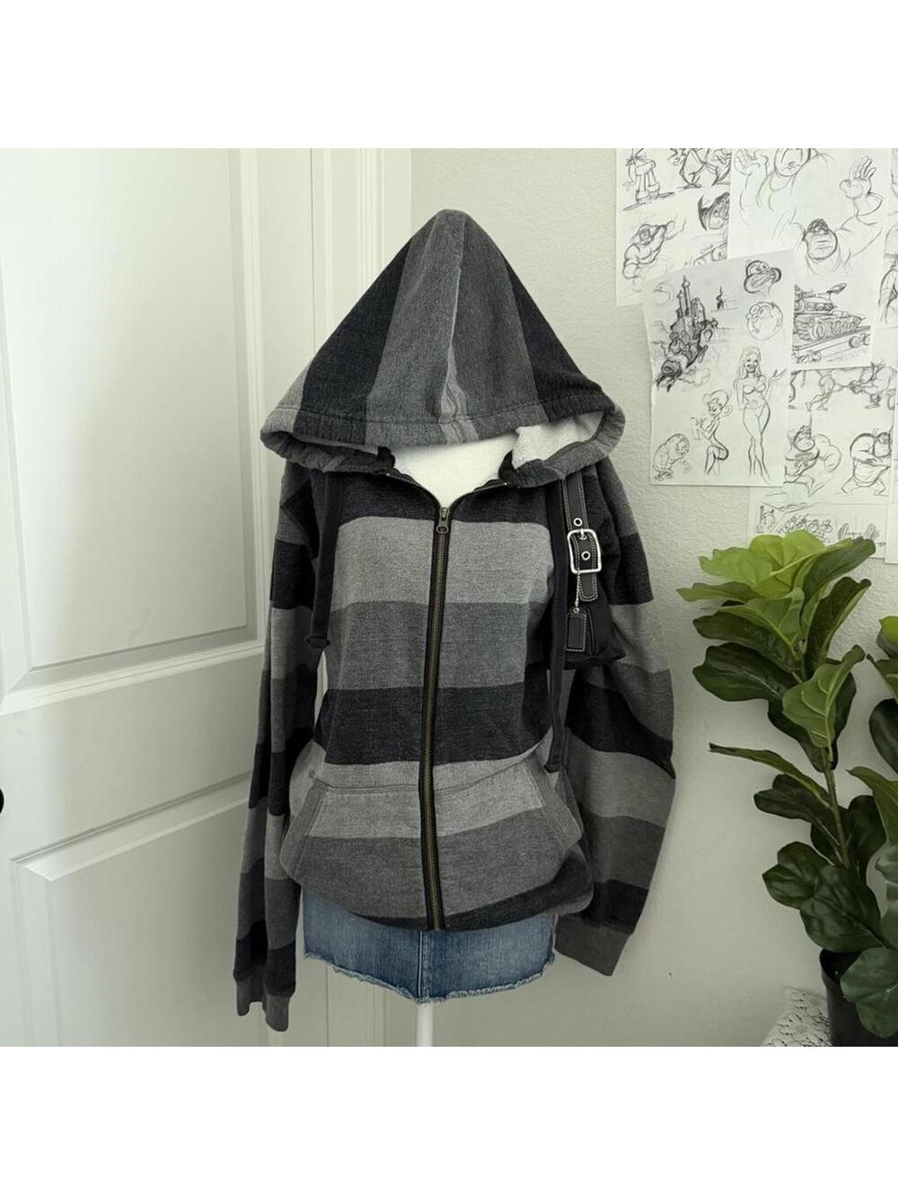 Striped hoodie